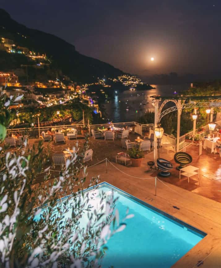 Terrace view at Hotel Poseidon 