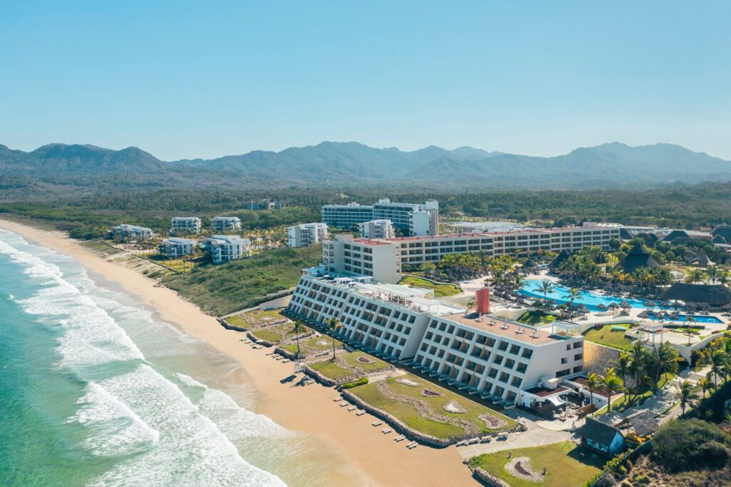 aerial view of the Iberstar Playa mita resort in Sayulita 