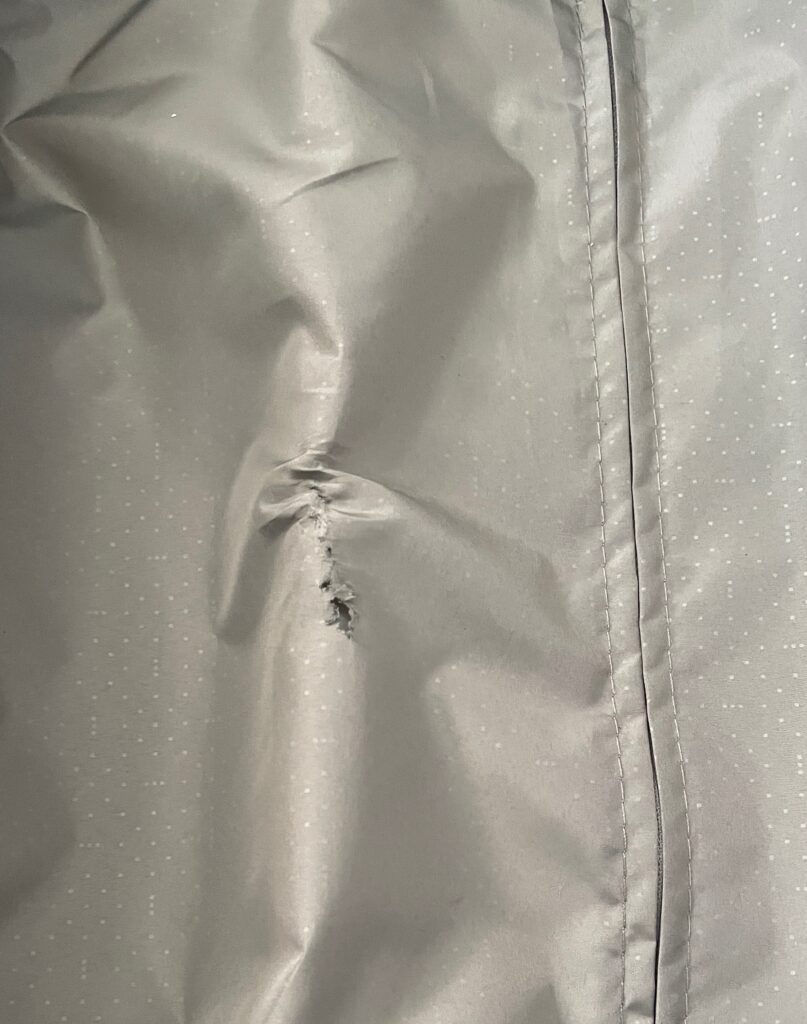 interior space of monos carry on luggage