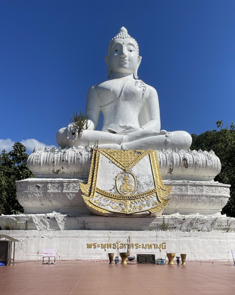 the Big Buddha temple in Pai, Thailand