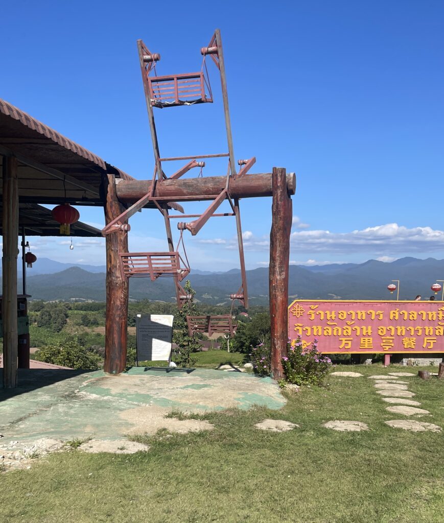 stunning high up viewpoint in Pai, Thailand 