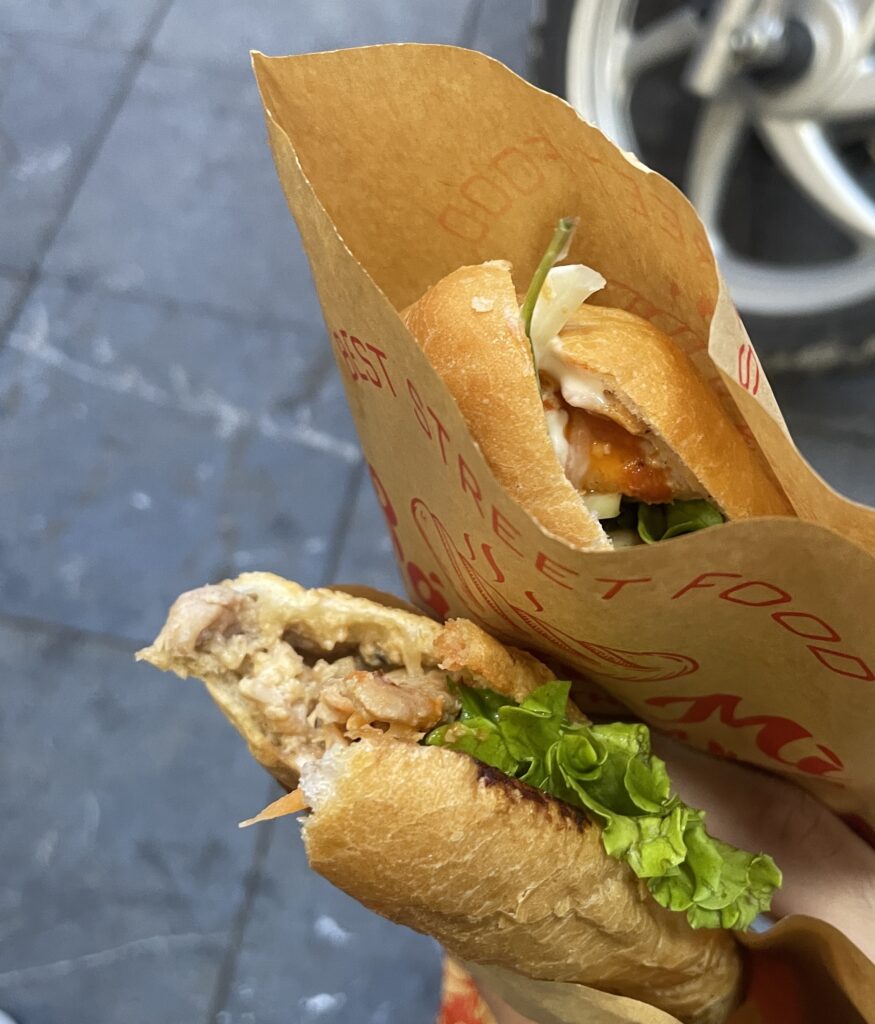 Banh Mi sandwiches street food sandwiches in Hanoi 