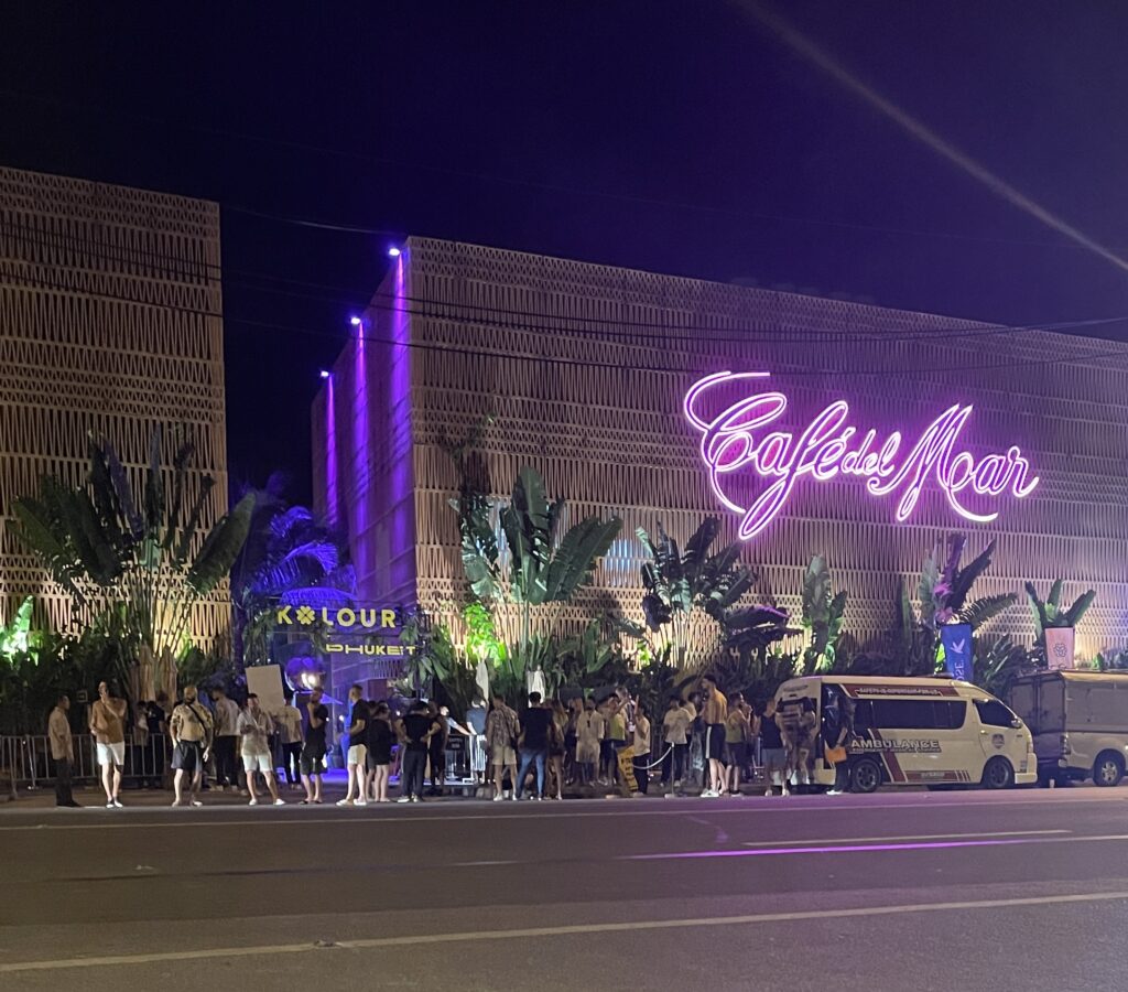 cafe del mar sign in Phuket 