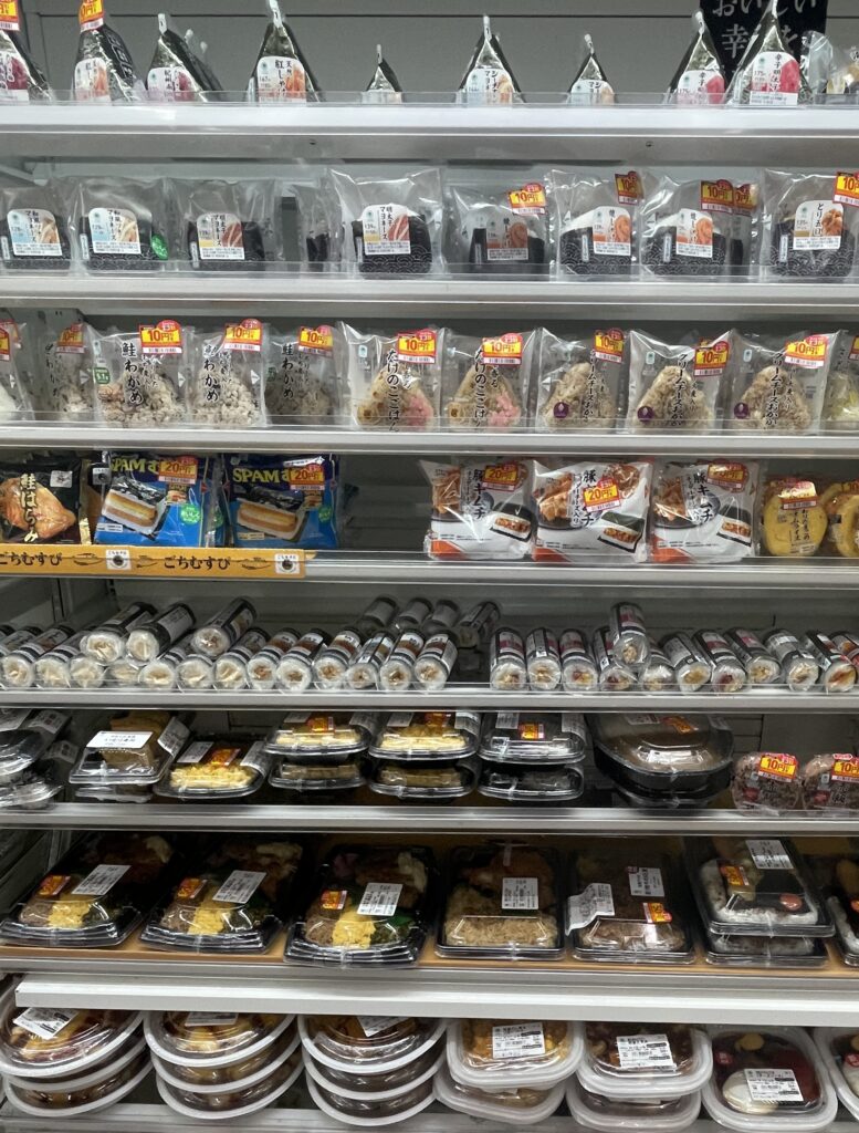 sushi at family mart store 