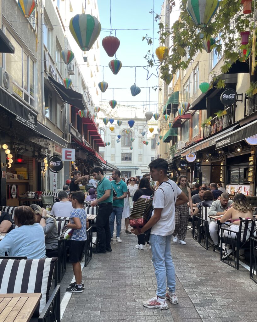 charming street in Kadikoy area Istanbul