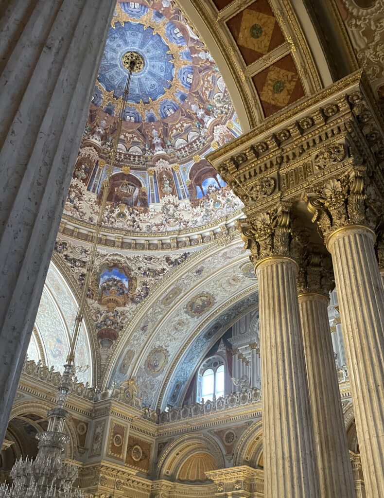 interior of dolmabahce palace