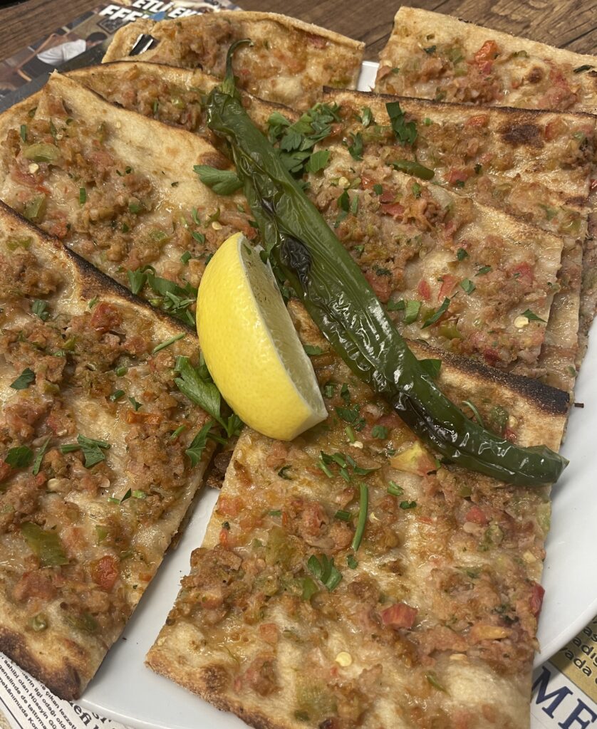 turkish meat flat bread 