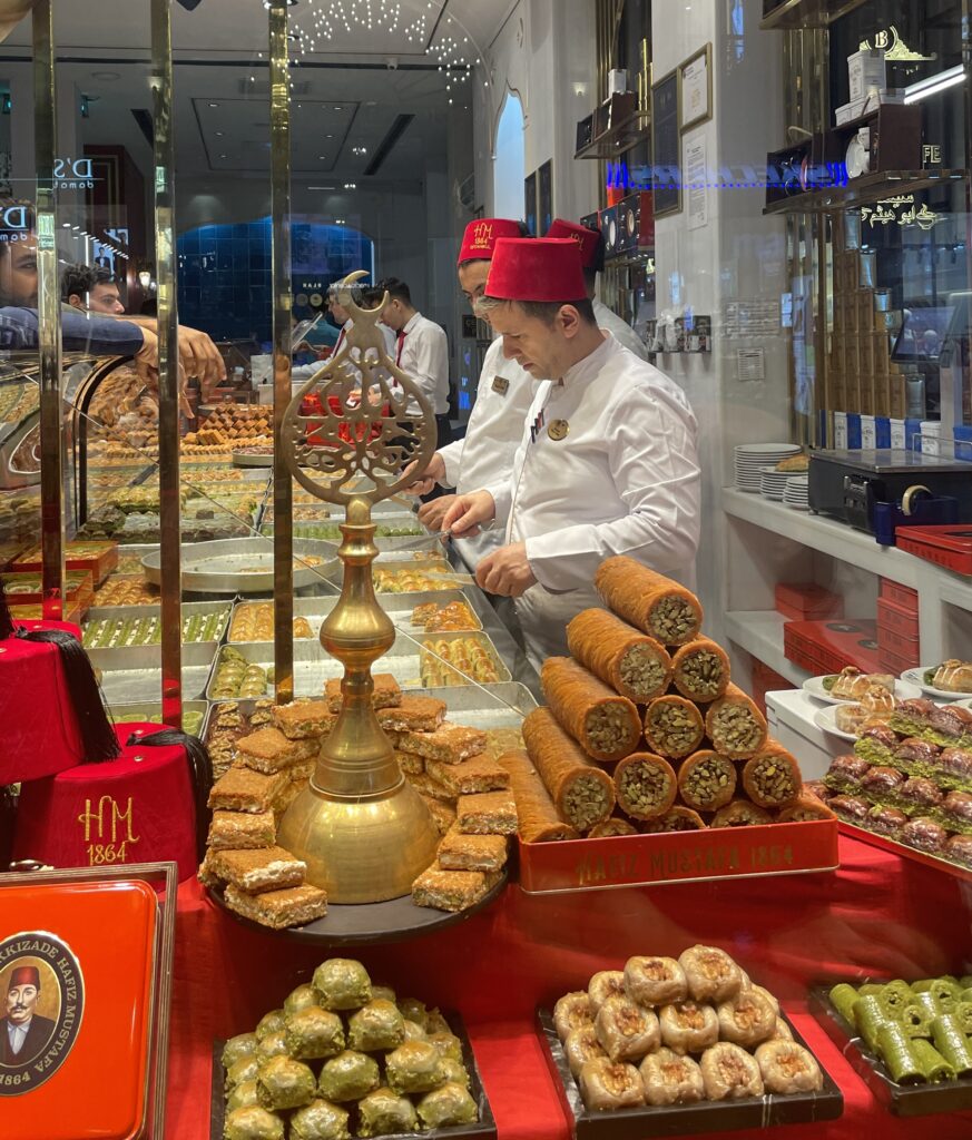 dessert shop in Istanbul 