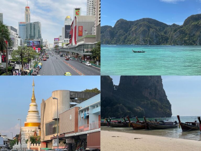 four of Thailand's most popular destinations
