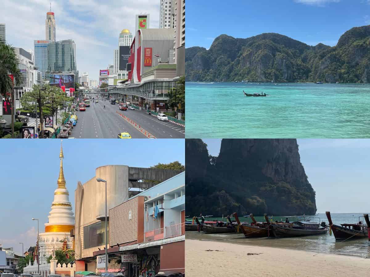 four of Thailand's most popular destinations