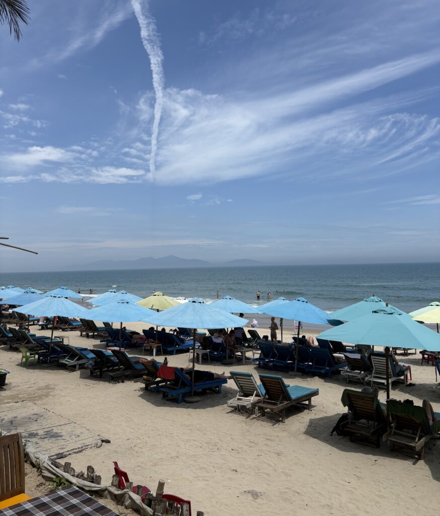 a sunny afternoon at Ah Bang Beach in Hoi An
