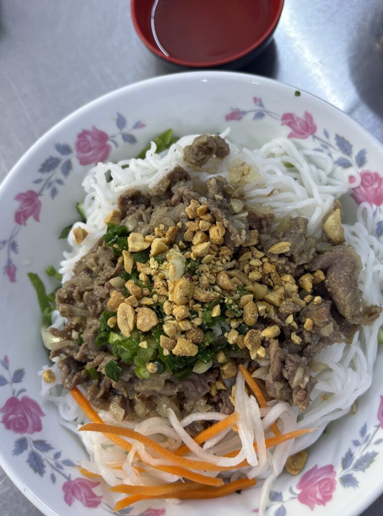 bun thit beef version in Saigon