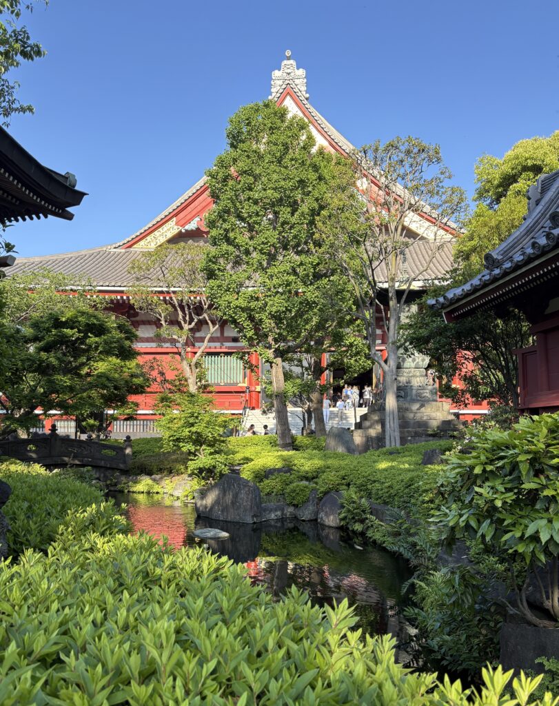 Asakusa district in Tokyo bustling with people on a hot summer day